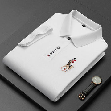 Embroidered Men's Polo Shirt – Style and Comfort for Every Occasion!